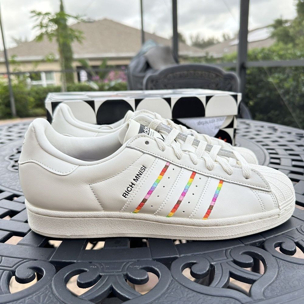 Adidas Superstar x Rich Mnisi Low Pride Men's Athletic Shoes ID7493 - Picture 13 of 13
